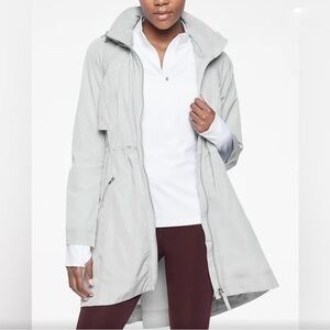 Athleta Women's Gray Hooded Jacket